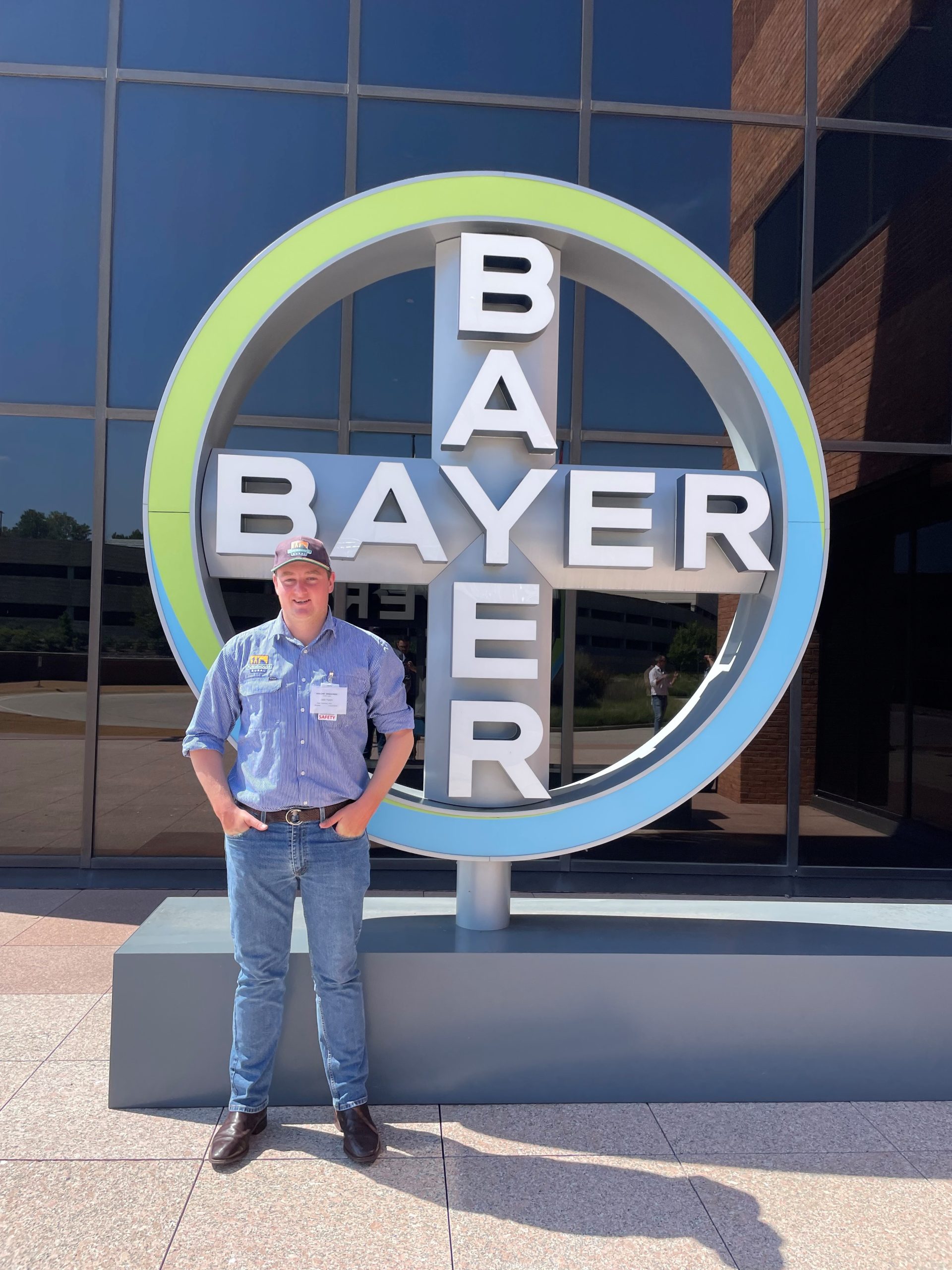 Pursehouse Rural Agronomist Jack Hyem at Bayer International